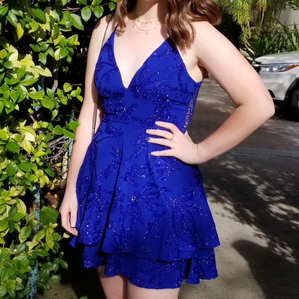 Honey&Rosie Semi-formal Royal Blue Dress Size Medium